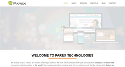 Desktop Screenshot of parextech.com
