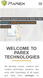 Mobile Screenshot of parextech.com